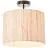 Brilliant Wimea Plafondlamp Metaal Zwart Beige | 300mm - Geschikt voor 1x E27
